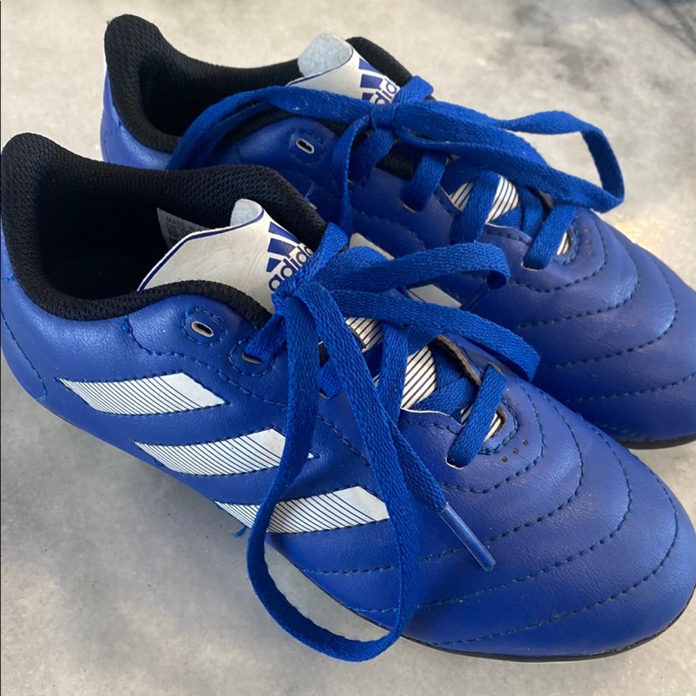Adidas Kids Blue Soccer Cleats